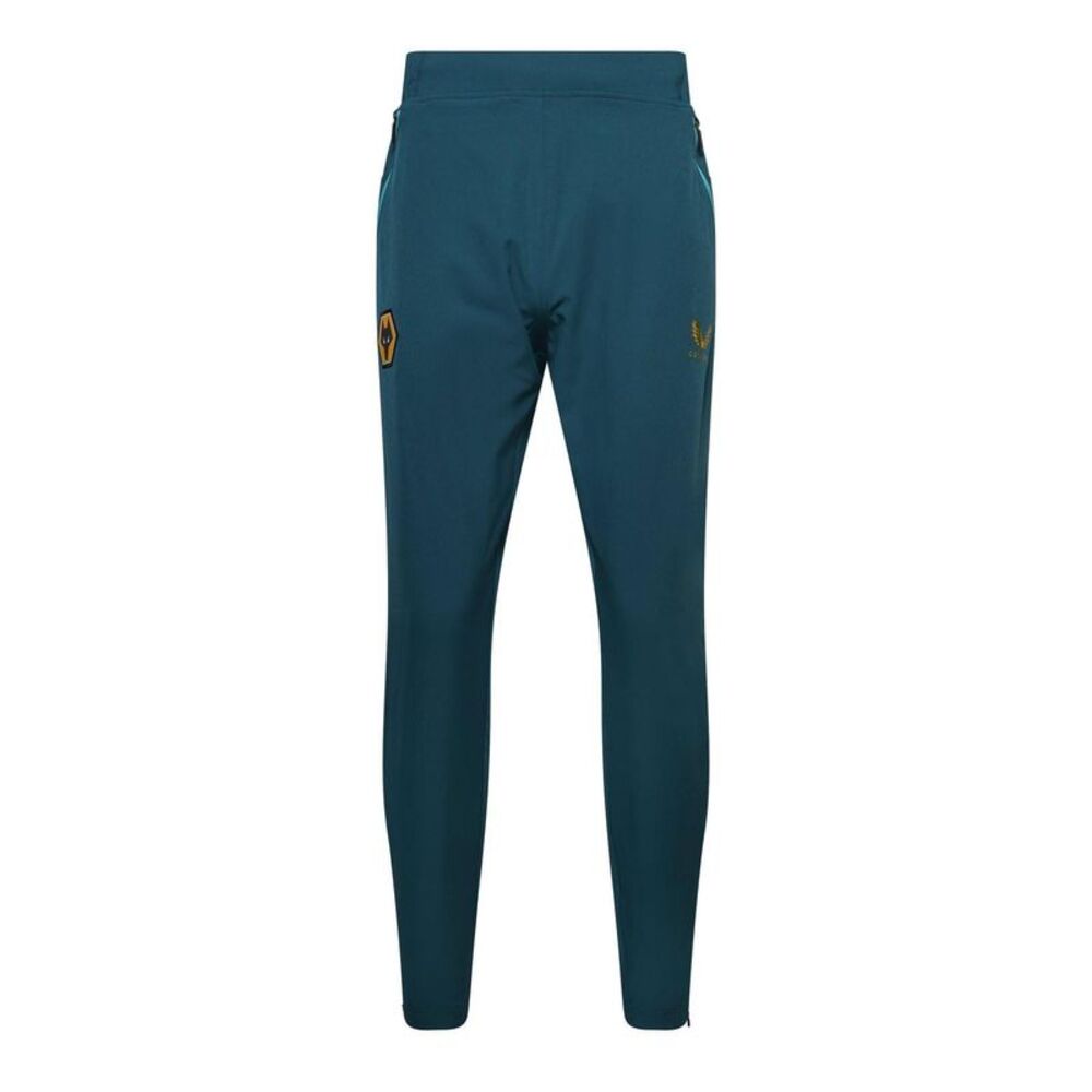 Castore Mens Wolverhampton Wanderers FC Tracksuit Bottoms / Bay Green